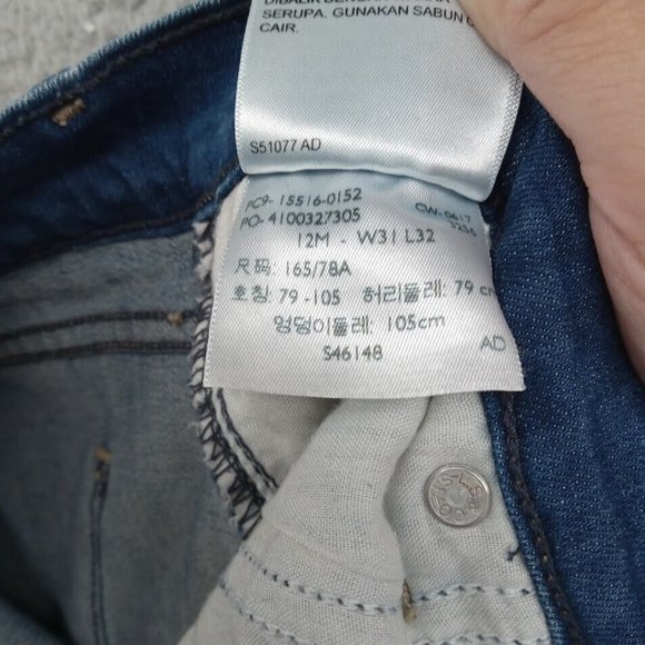 Levis Jeans Womens 12 Blue Faded 515 Bootcut Casual Everyday Basic Classic Denim - Picture 10 of 11